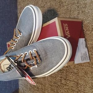 NWT Van's for Jcrew grey sneakers